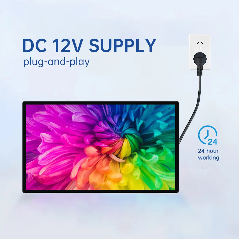 15.6/17.3/18.5 Inch All In One Touch Panel Industrial Pc Android 11 Window 10 Hdmi Wall Mount Touchscreen Waterproof Monitor