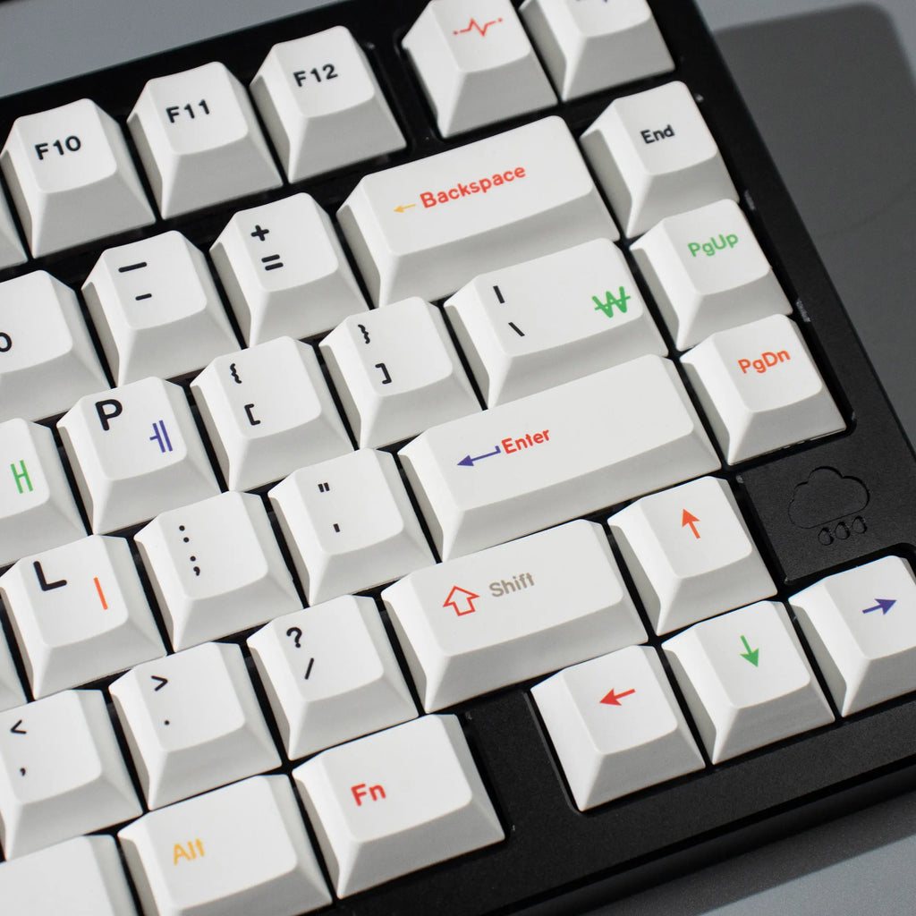 144 Keys Korean Roots PBT Cherry Keycaps Dye-Sublimated Keycap Set For Mx Cherry Switch Mechanical Keyboard 61/64/87/96/104