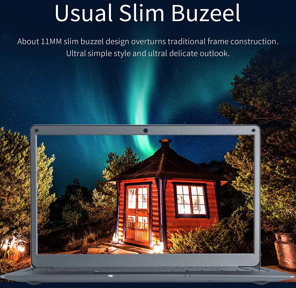 12GB RAM 256GB ROM Laptop PC 14.1 NCH Notebook Ultrabook Windows 10  Intel Celeron Quad Core N3450  CPU 64 Bit WIFI