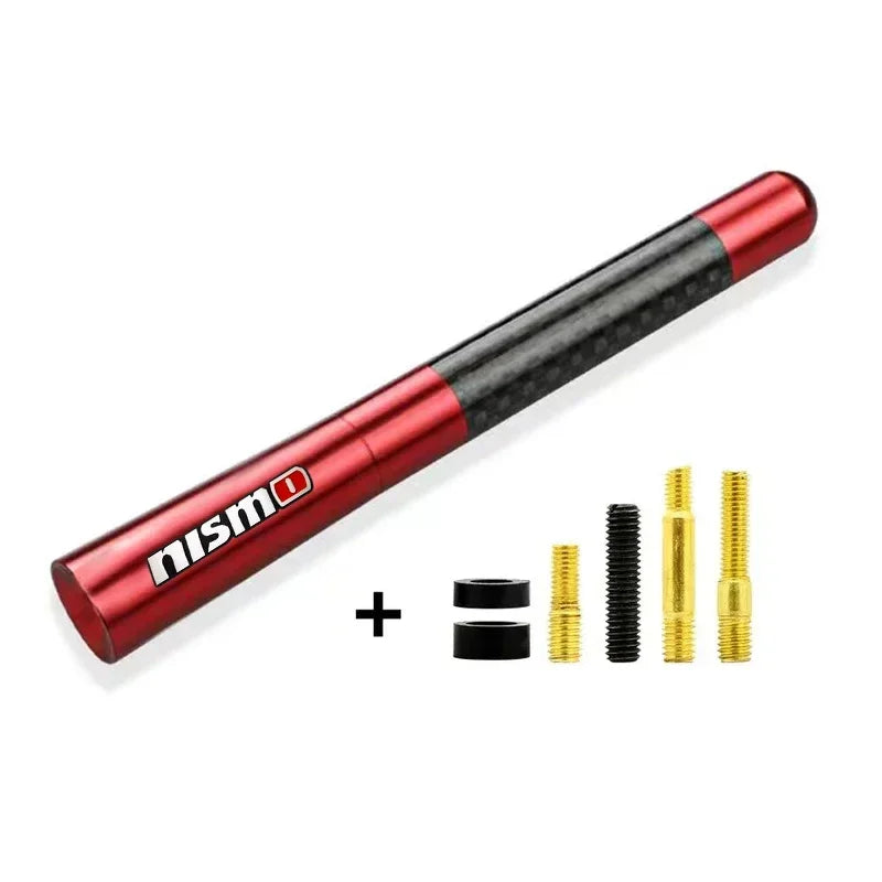 12cm Carbon Fiber Auto Roof Short Antenna Car FM Radio Antenna Aerial Radio For Nismo Nissan Qashqai Juke X-trail Tiida Teana