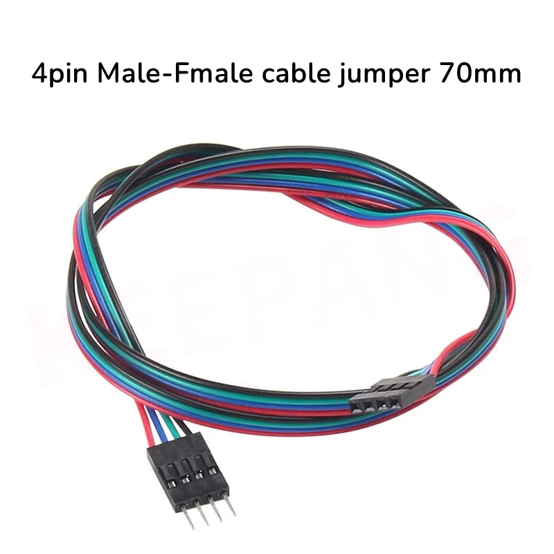 1/5pcs 2pin 3pin 4pin Male to Female Dupont Cable 70cm 3D Printer Dupont Cable Double-Head Terminal Jumper Wire Dual Headed Line
