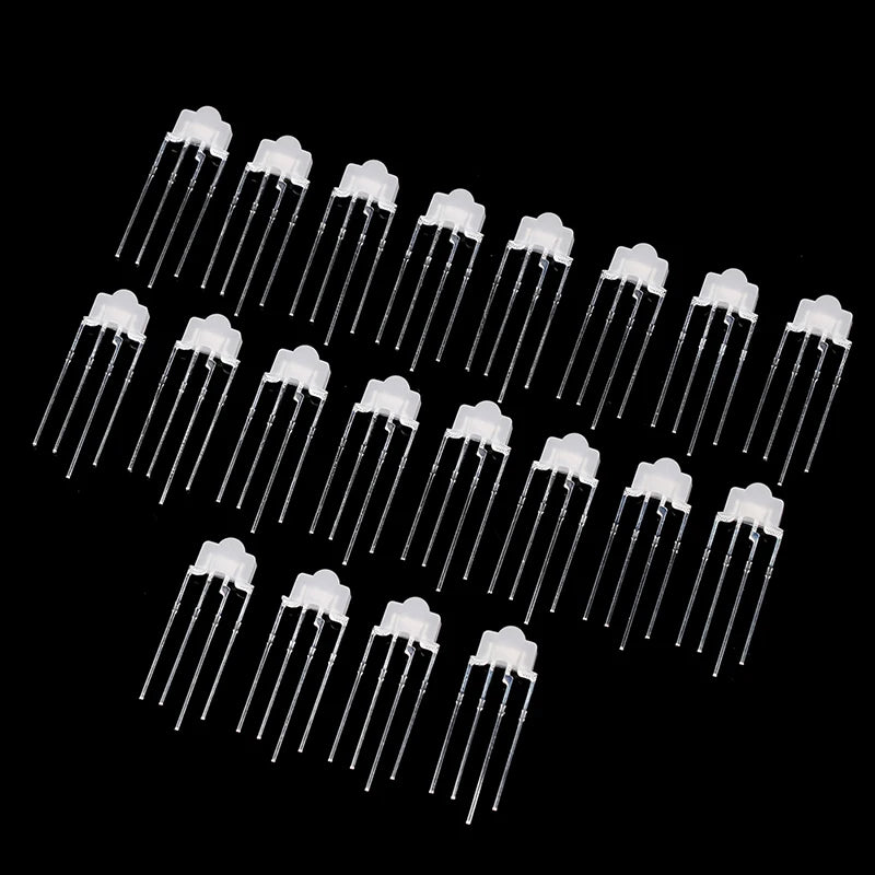 20pcs Mechanical Keyboard Light RGB LED 4pin RBG Lamp Full-color For Kailh OTM Gateron Greetech Switch Keycool Razer Keyboard