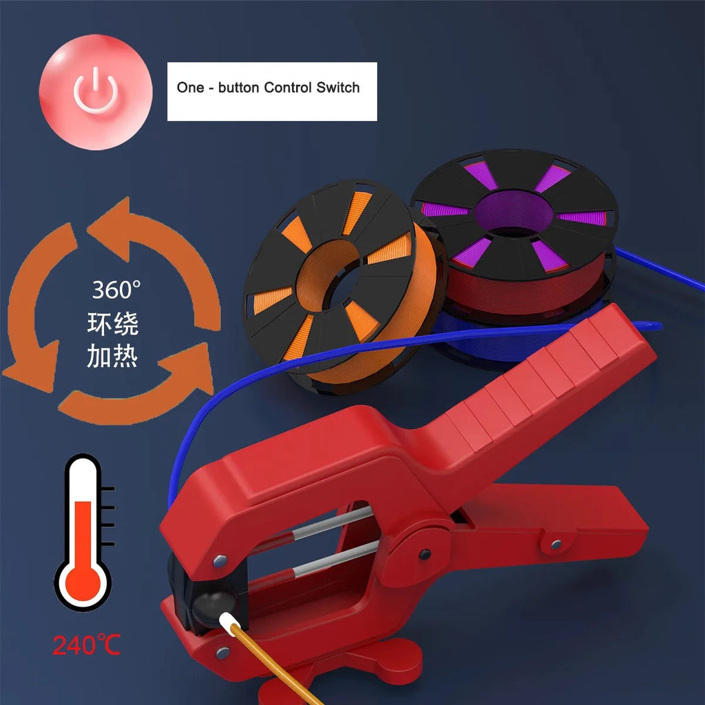 3D Printing Filament Welder FDM Filament Welder Consumables Fusion Splicer 1.75 and 2.85 3D Printing Consumables Fusion Splice