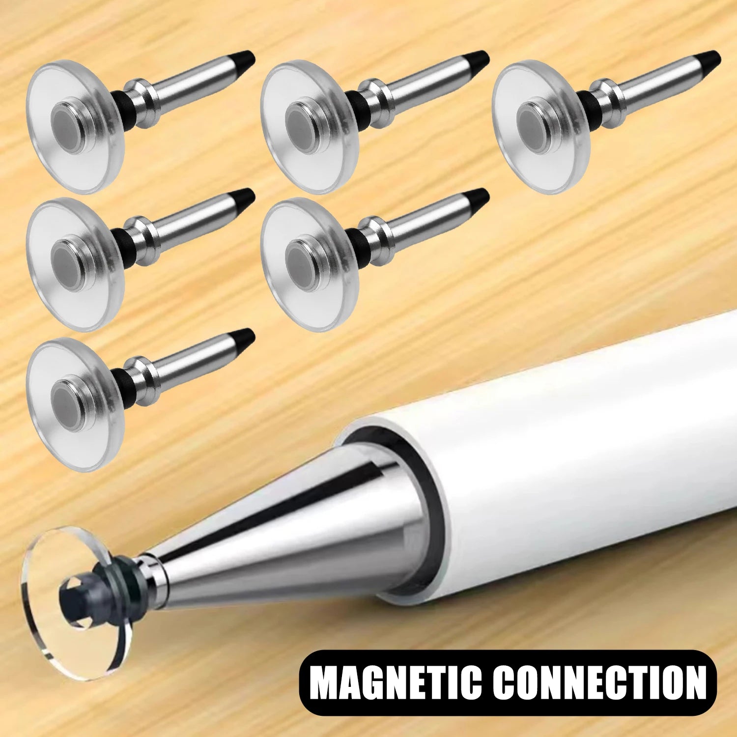 20/10/1PCS Universal Magnetic Stylus Replacement Disc Tips Stylus Pen Nib Round Shape Touch Screen Pen Tip for Phone Tablet PC