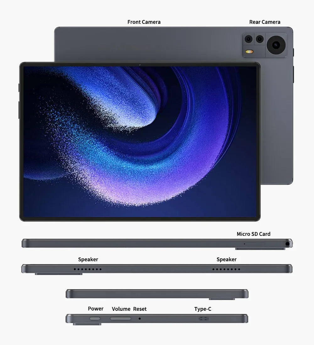 2025 NEW Original Pad 11 Pro Tablet 11.0 inch HD 2.5K Snapdrago 8gen2 Android 13 16GB+1T 10000mAh 5G Dual SIM WiFi GPS Tablet PC