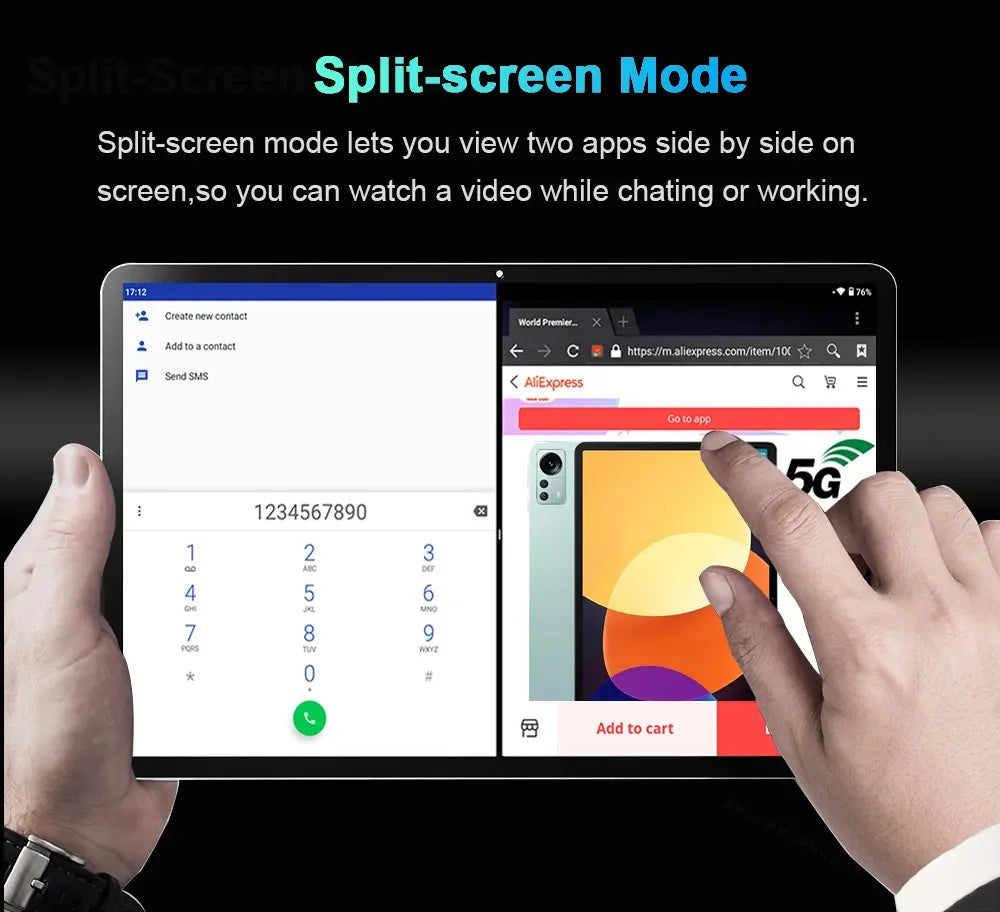 2025 NEW Original Pad 11 Pro Tablet 11.0 inch HD 2.5K Snapdrago 8gen2 Android 13 16GB+1T 10000mAh 5G Dual SIM WiFi GPS Tablet PC