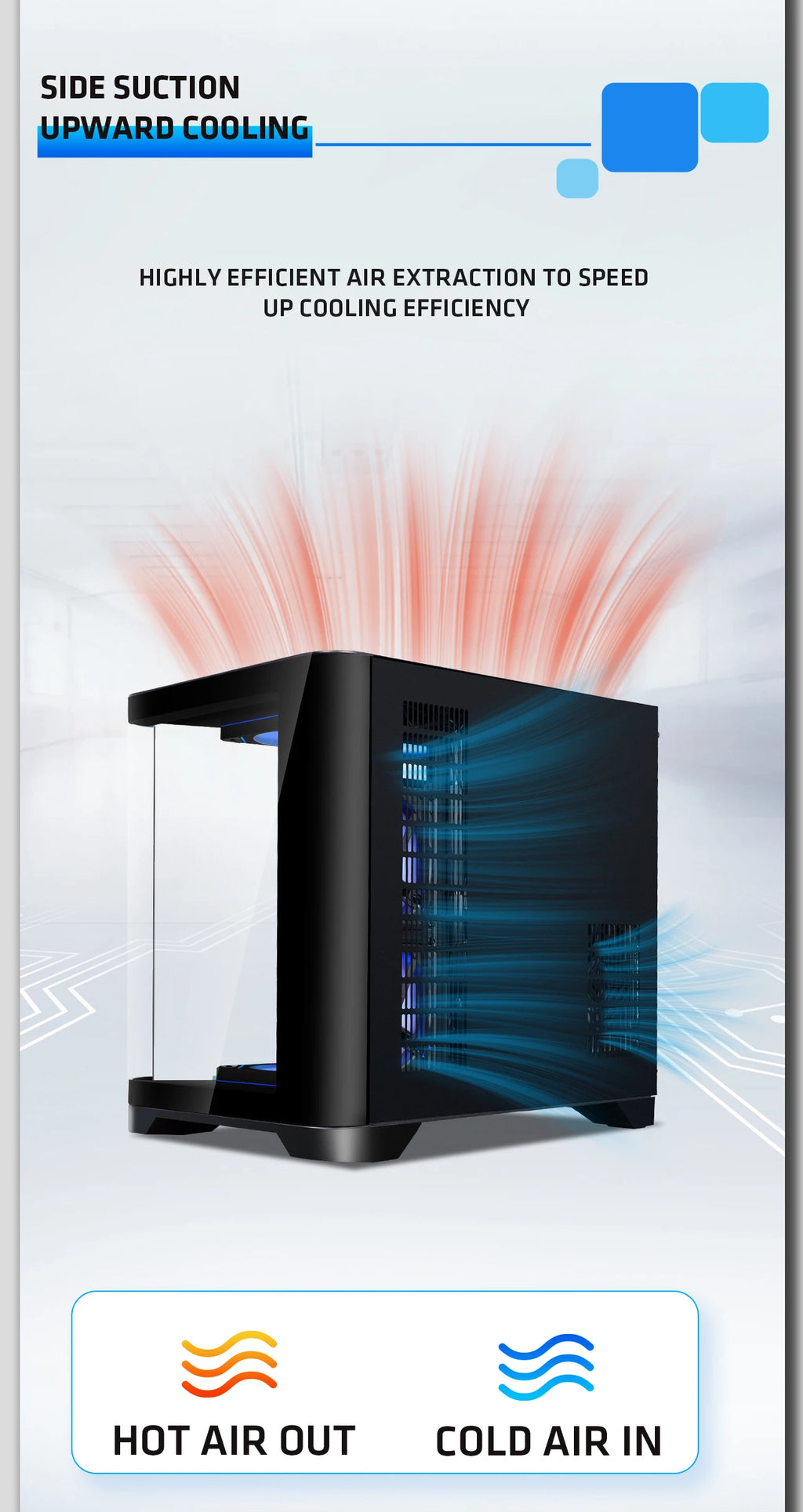 YEAH MAGIC Gaming Desktop AMD Ryzen 5 5600GT 3.9GHz 16GB(8G*2) DDR4 3200 1T NVME SSD ARGB 7 Fans Win 11 Home Gamer Desktop PC