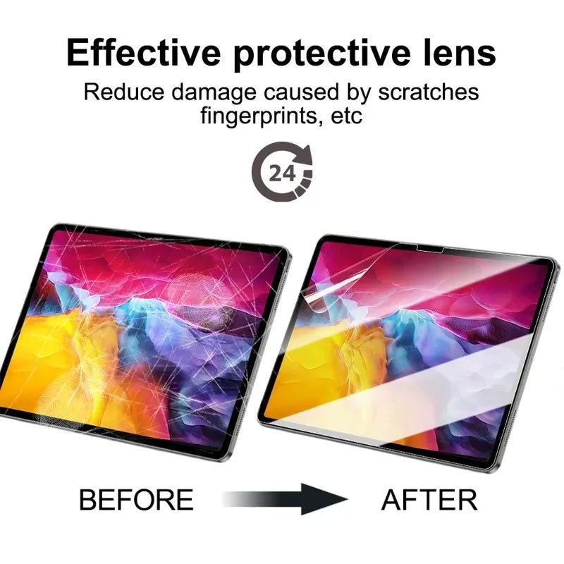 1-2Pcs for iPad Air6 11/13inch 2025 A16 Hydrogel Film Air 6th Anti-scratch Tablet Screen Protectors for iPad A16 2025 11inch