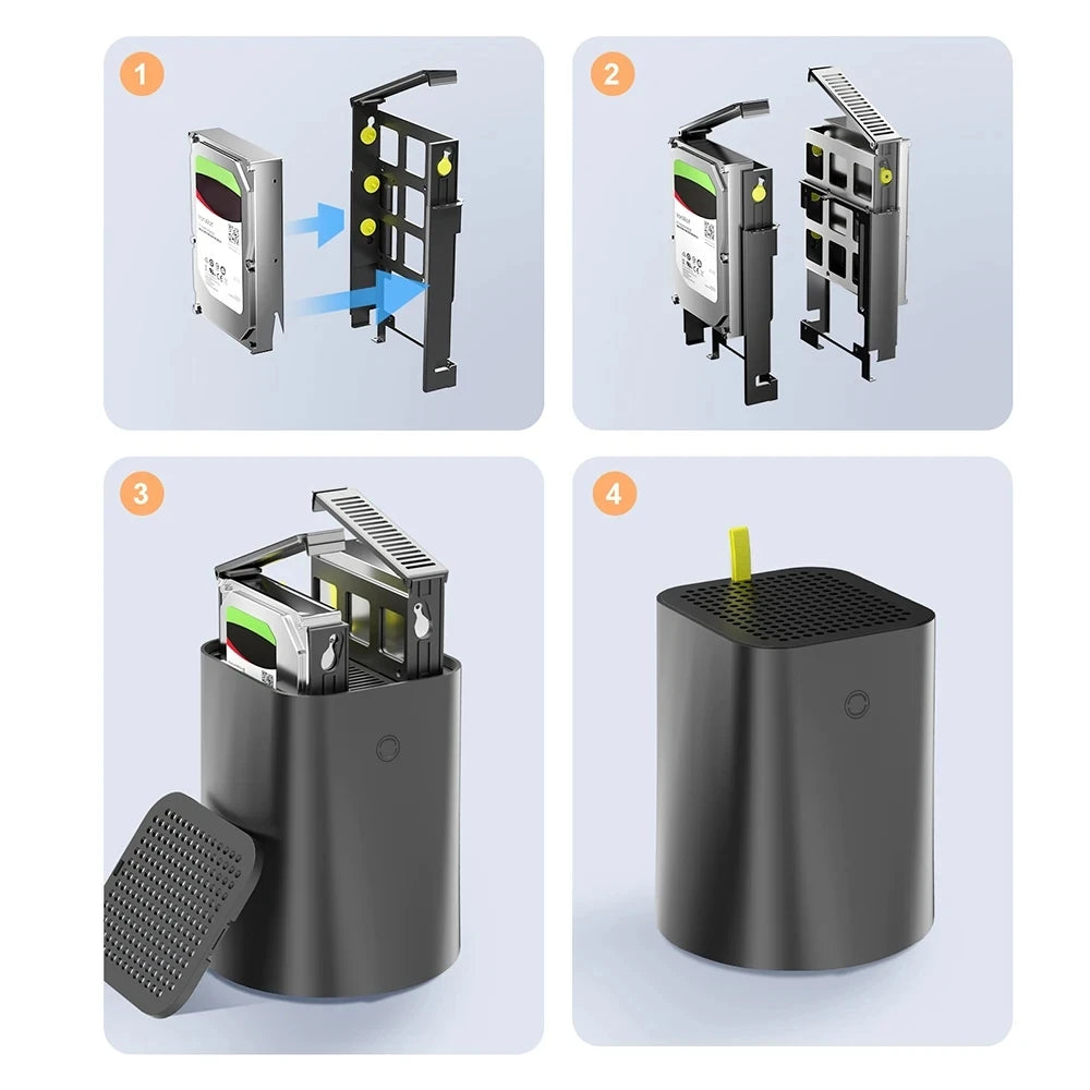 2-Bay NAS AMD Ryzen 7 5825U Mini PC Intel N150 2x i226-V 2x2.5G RJ45 Firewall  Server Network Storage Private Cloud Windows 11