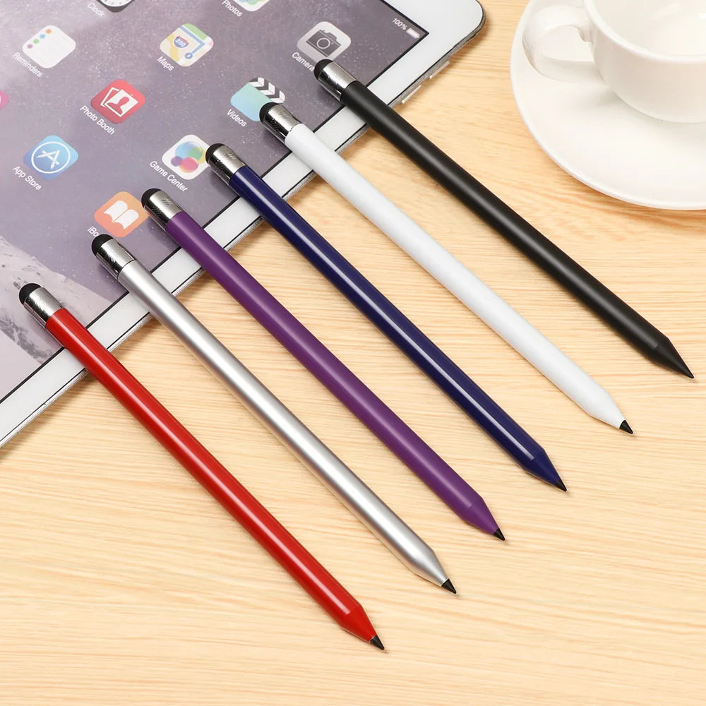 1PC High Precision Universal 2 in 1 Stylus Pen Drawing Tablet Capacitive Screen Caneta Touch Pen Smart Pencil Accessories
