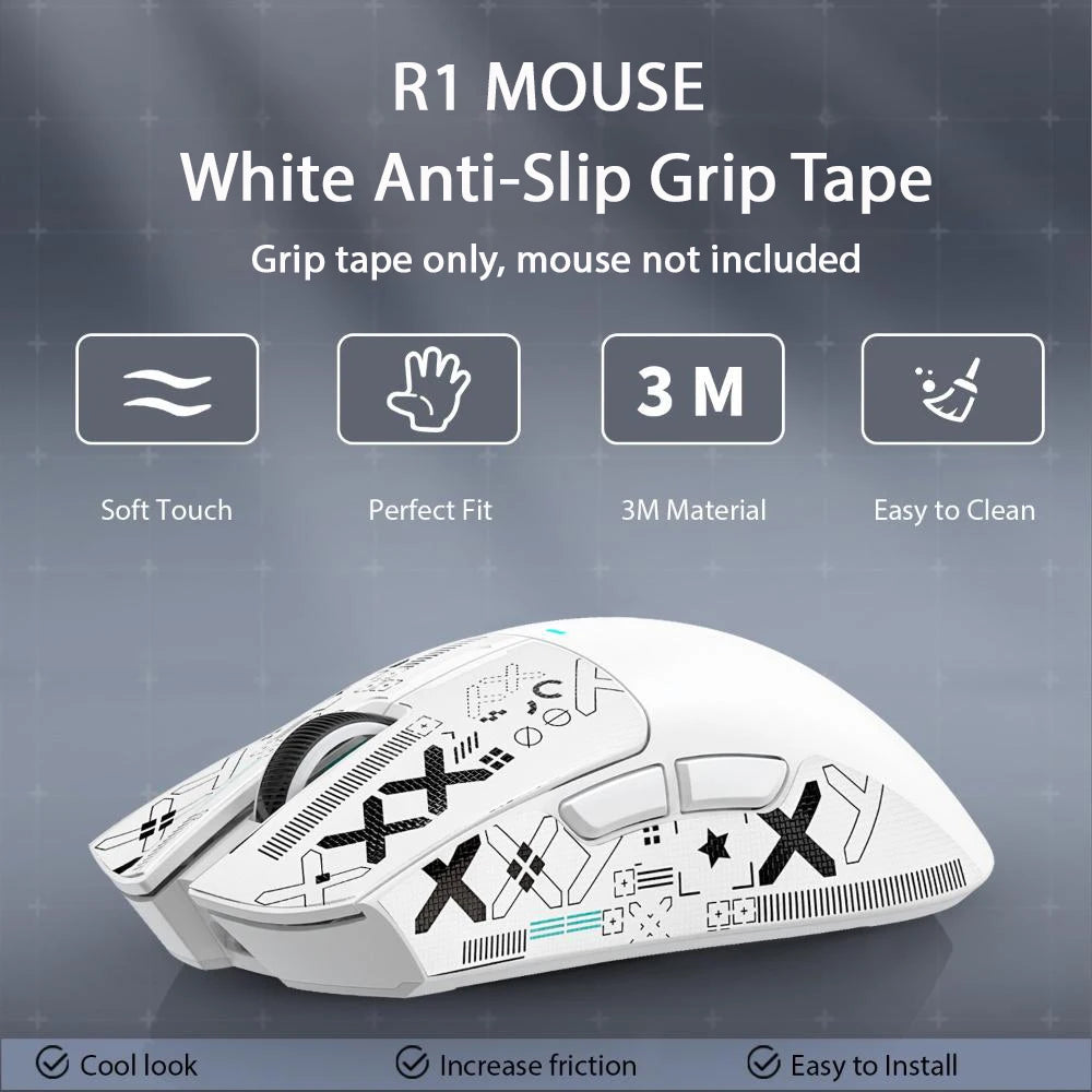 Gaming Mouse Sticker Anti-slip Waterproof and Easy to Install,Soft Touch and is Suitable for ATTACK SHARK X11/X6/X3/R1