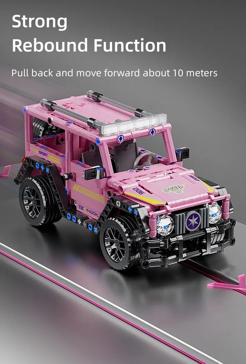 485PCS Building Blocks City Speed Car Festive Gift Giving Racing Vehicle with Super Racers Bricks Toys for Children Boy Gift