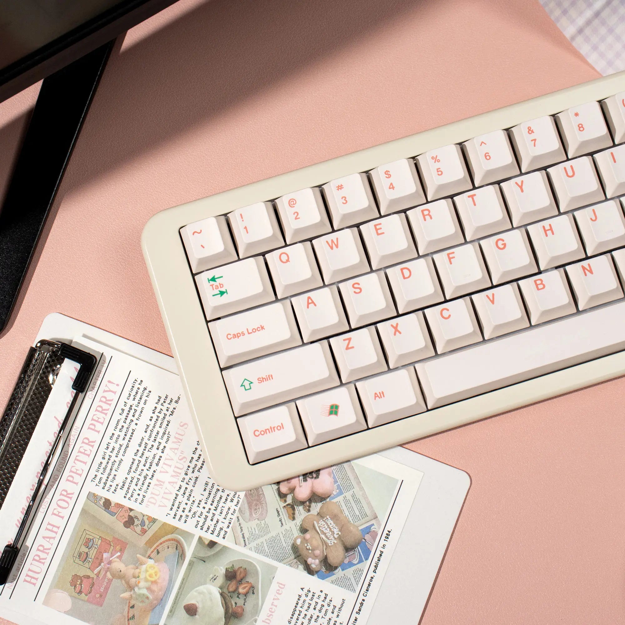 144 Keys PBT Keycaps Cherry Profile Dye-Sublimated Keycap Set Red Green Font Korea English keycaps for Mechanical Keyboard Kit