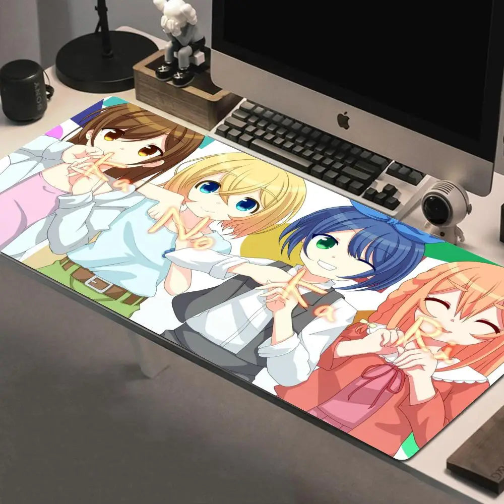 Anime Rent A Girlfriend Kanojo Okarishimasu Mizuhara Chizuru Mouse Pad Laptop PC Mice Mat Desk Keyboard Mat Anti-Slip Playmat
