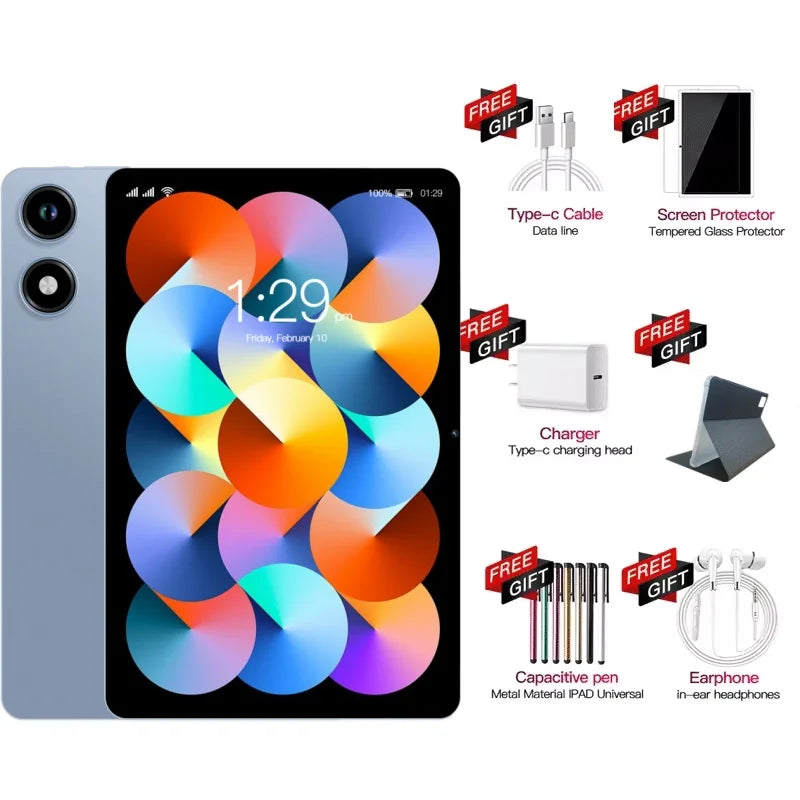 2025Global Version New Original PAD S7 PRO Tablet 11inch HD 4K Android 14 22GB+2T 20000mAh 5G Dual SIM GPS Bluetooth WiFi Tablet