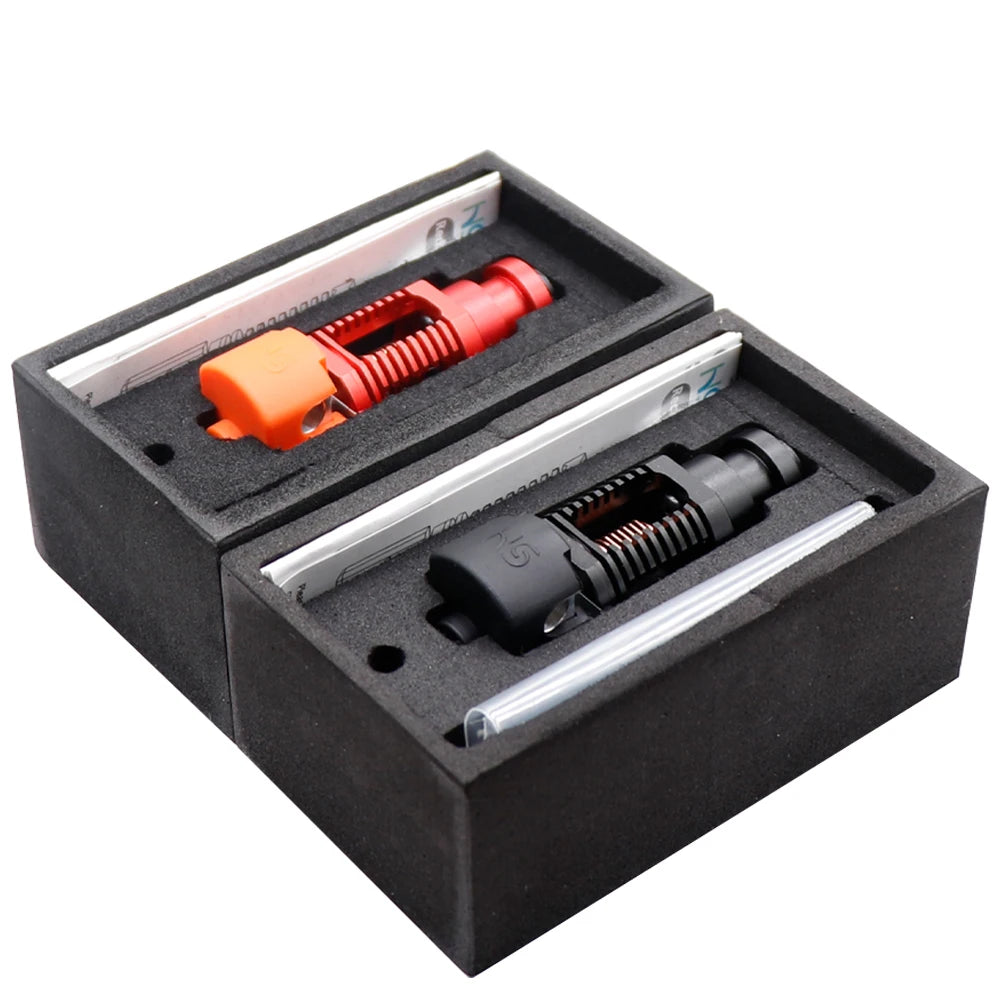 3D Printer Parts Red Lizard K1 V6 Hotend Assembled Plated Copper Hotend for Titan Voron Prusa I3 MK3 Extruder